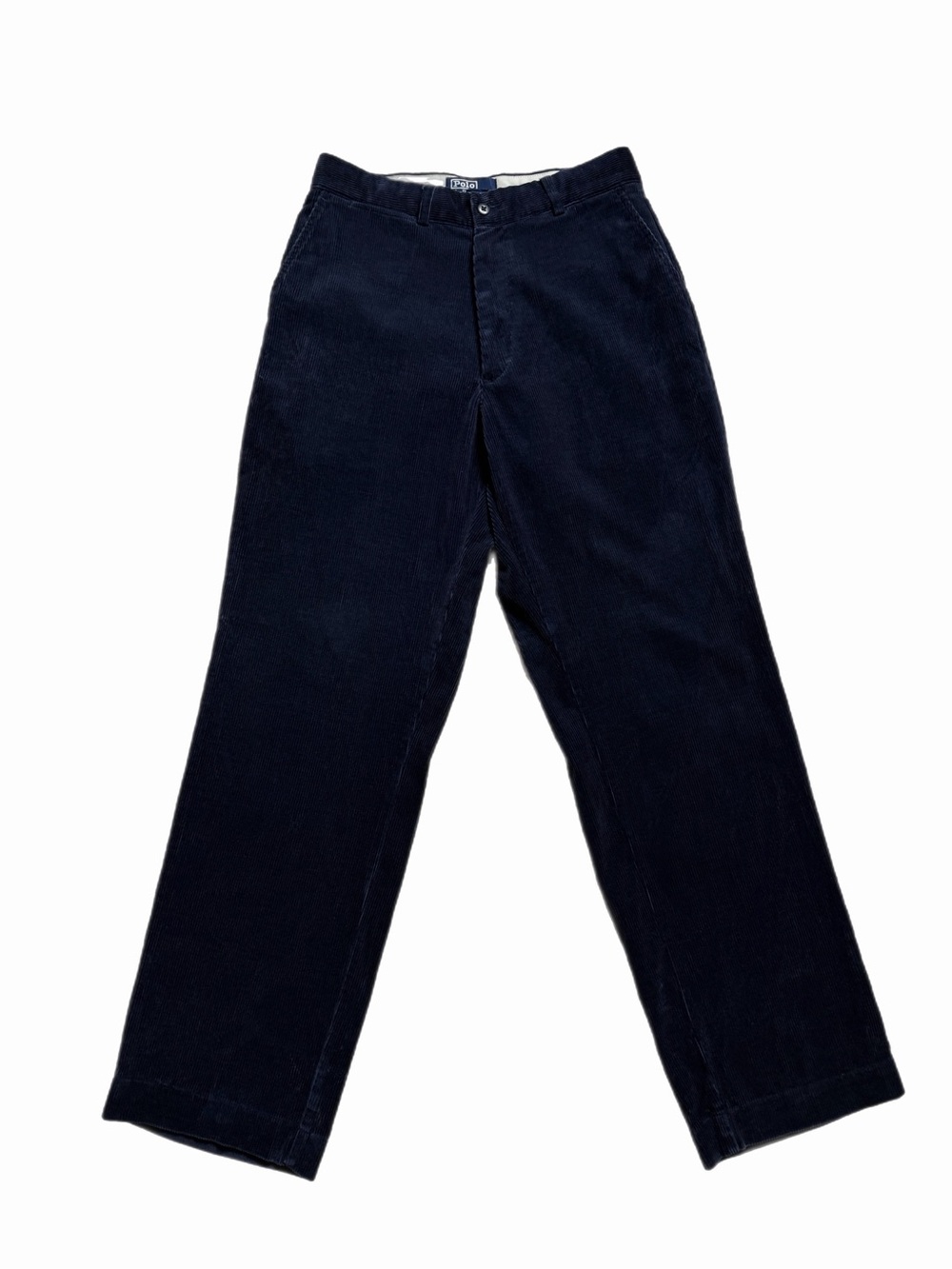 Polo Cords Ralph Lauren Men’s Navy Blue Corduroy Trousers Pants 31 x32 Preppy